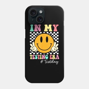 In My Testing Era Retro Smile Teacher Kids Testing Test Day Phone Case