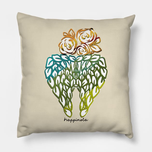 Molar Rose Pillow by Happimola