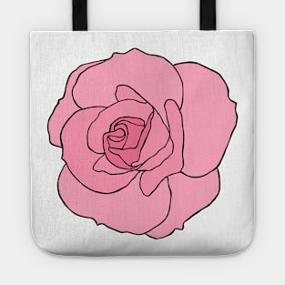 Pink rose Tote