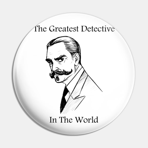 The Greatest Detective Pin by robertromanian