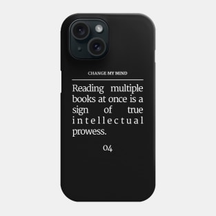 Unpopular Bookish Opinion Page 04 Phone Case