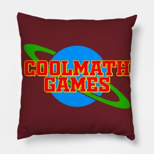 Coolmath Planet Logo Pillow