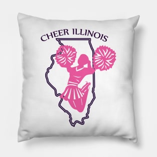 Cheer Illinois Pillow