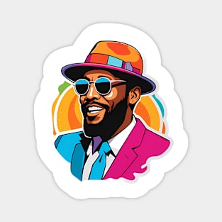 Marvin Gaye is a Afro-American Magnet