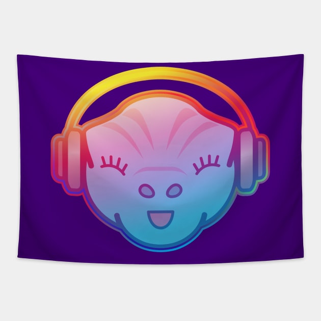 Headphones - Kaiju Tapestry by Goodbye Doggie