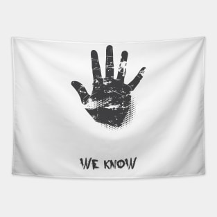 We Know Hand Occult Guild Tapestry