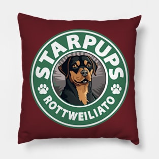 Starpups Rottweiliato Pillow