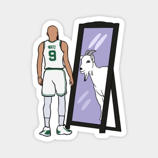 Derrick White Mirror GOAT Magnet