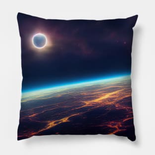 End of the earth , a star is dead , apocalypse Pillow