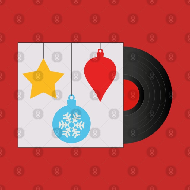 Xmas Vinyl Music | Christmas Ornament by Fluffy-Vectors