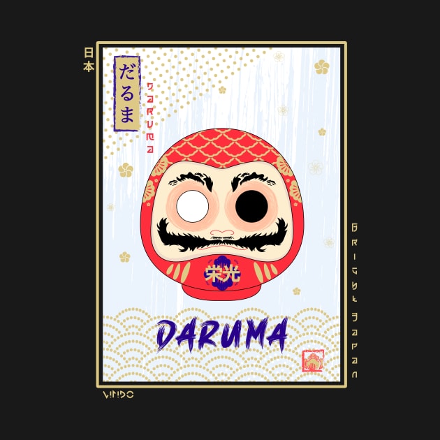 Daruma Ukiyo-e by Wimido