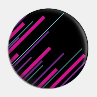 Diagonals - Pink, Purple, Blue and Black Pin