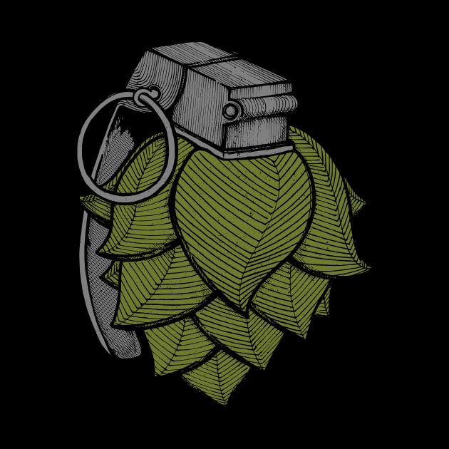 Hop Grenade by The Brewing Network Shirt Depot