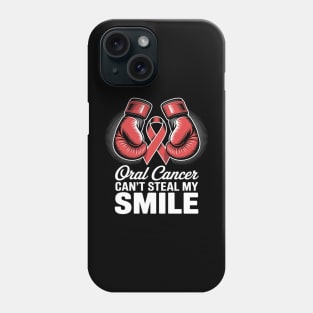 Oral Cancer Awareness Head And Neck Cancer Chemo Phone Case