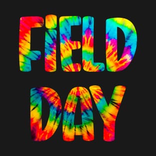 Field Day Tie Dye School Field Day Last Day Of School T-Shirt