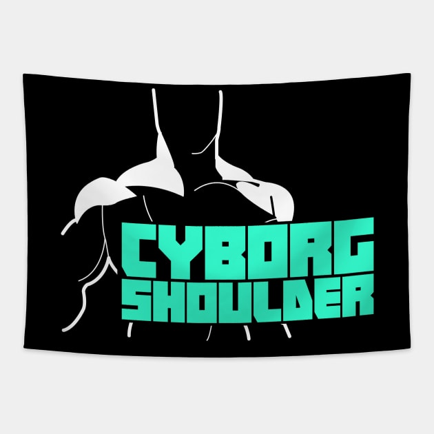 Cyborg Shoulder | Joint Replacement Shoulder Surgery Tapestry by MeatMan