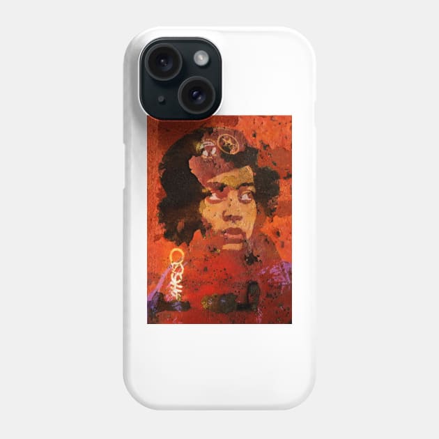 Denise Oliver-Velez (abstract) Phone Case by truthtopower