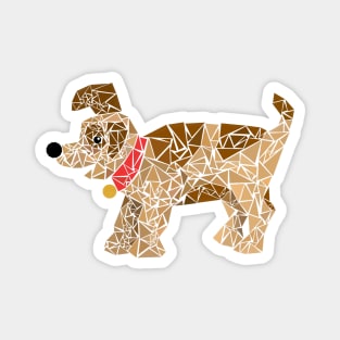 Geometric dog Magnet