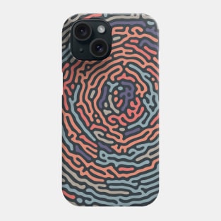 Earth, Water and Air Spiral - Turing Pattern Phone Case