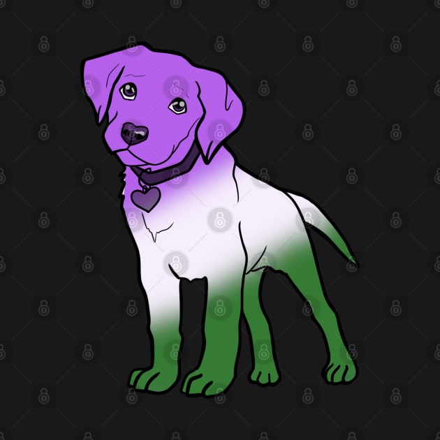 Labrador - Genderqueer Pride! by LivianPearl