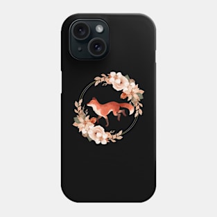 Floral Fox Phone Case