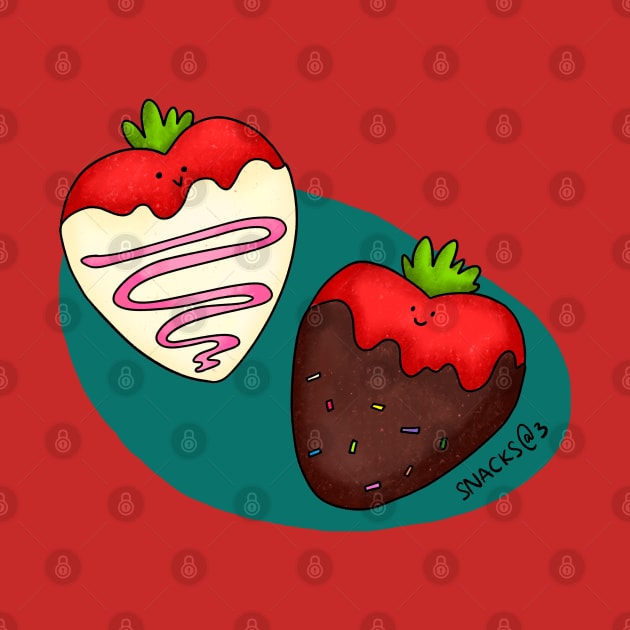 Chocolate Covered Strawberry by Snacks At 3