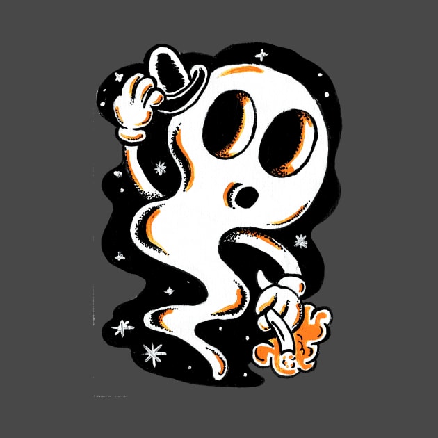 Smokin' Ghost by PungentBasementArt