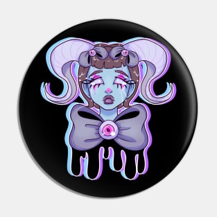 Sad Demon Clown Pin