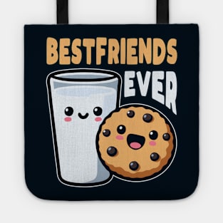 Milk And Cookies Bestfriends Ever Funny Tote