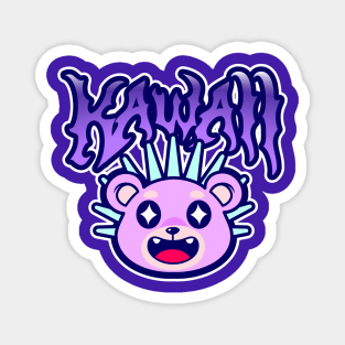 CRAZY KAWAII BEAR Magnet