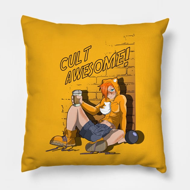 Wall Tee Pillow by Fgradecomics