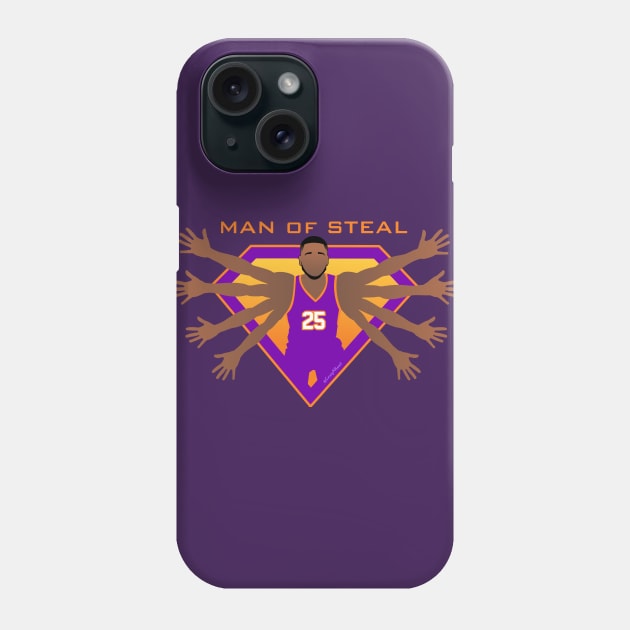 Phoenix Suns Man of Steal Phone Case by CraigAhamil