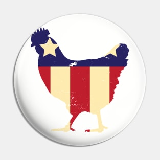 American Chicken Pin