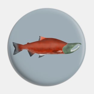 Sockeye Salmon - Spawn Phase Pin