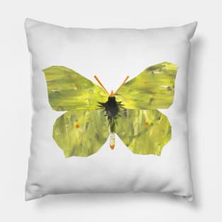 brimstone butterfly Pillow