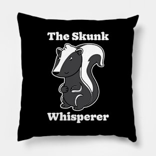 Skunk Whisperer Pillow
