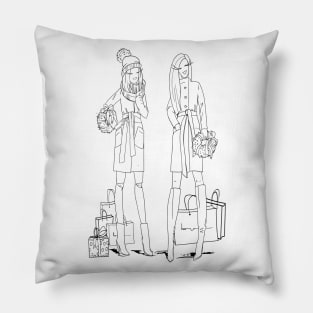 New Year shopping Pillow