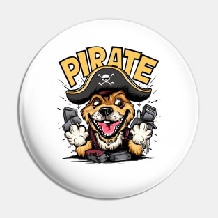 Pirate dog Pin