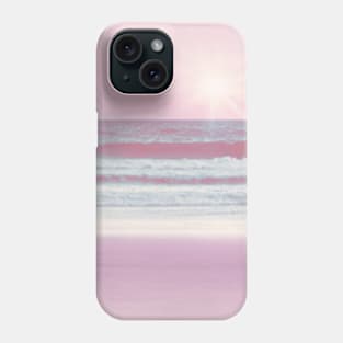 Pink Sunset Beach Phone Case