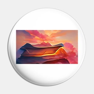 Sunset Mountain Pin