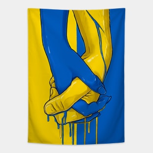 United with Ukraine Tapestry