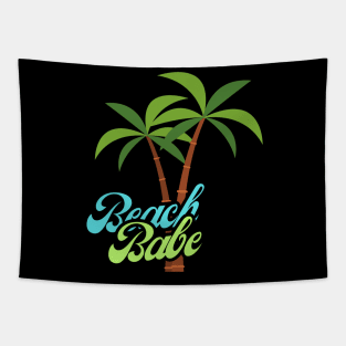 Beach Babe Colourful Tapestry