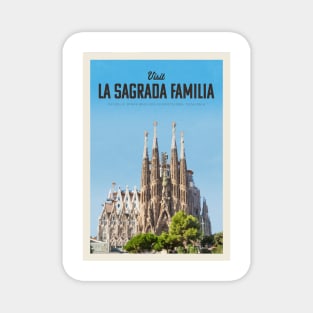 Visit La Sagrada Familia Magnet