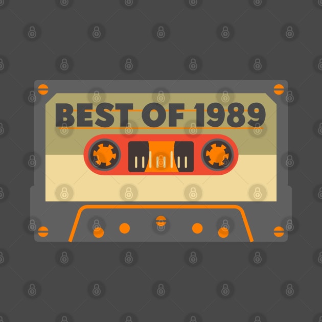 Vintage Best of 1989 31 Years Old Birthday Gift Ideas Cassette by shamyin