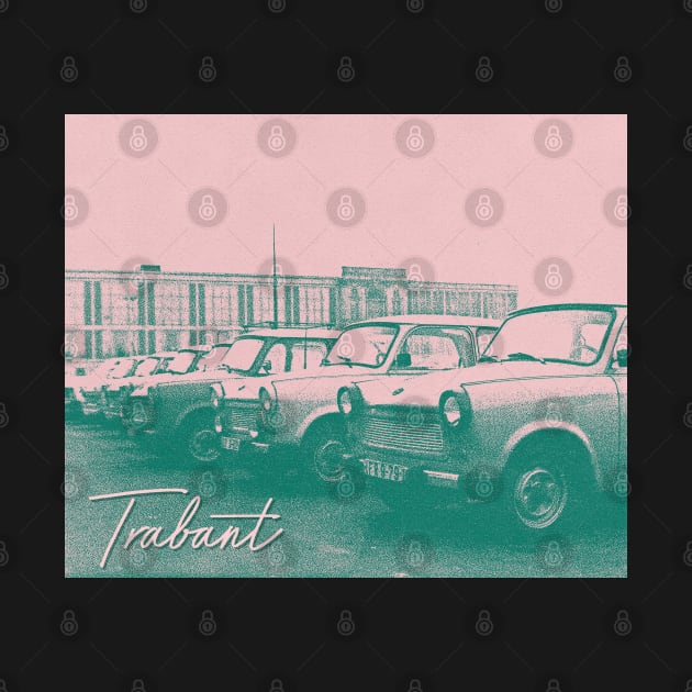 Trabant / Duotone Art Print by unknown_pleasures