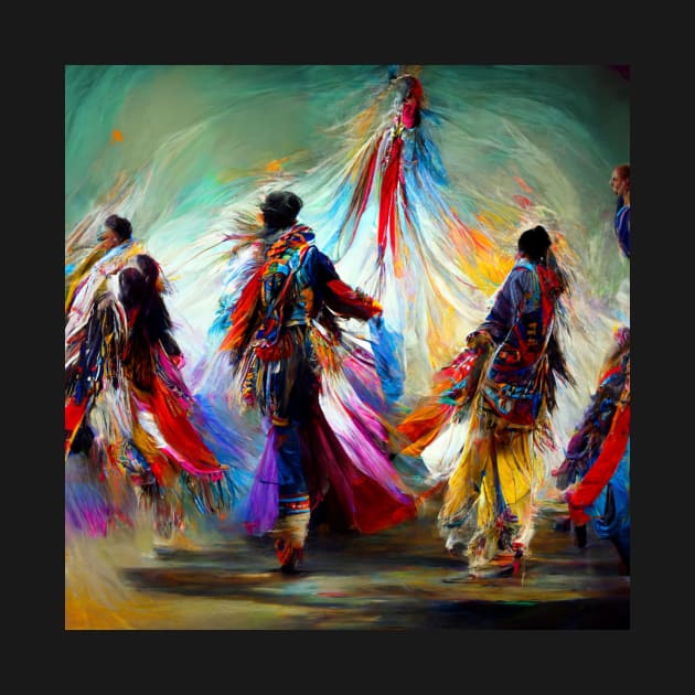 Colorful Tribal Dance- best selling by bayamba