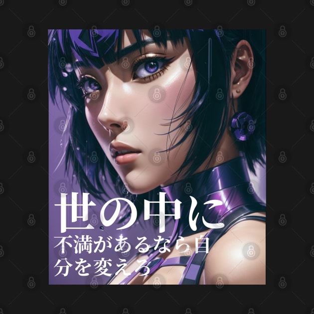 Motoko Kusanagi Ghost in the Shell by MitsuiT