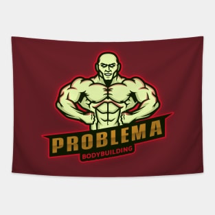 Problema Bodybuilder Design T-shirt Coffee Mug Apparel Notebook Sticker Gift Mobile Cover Tapestry