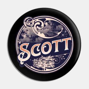 Scott Name Tshirt Pin