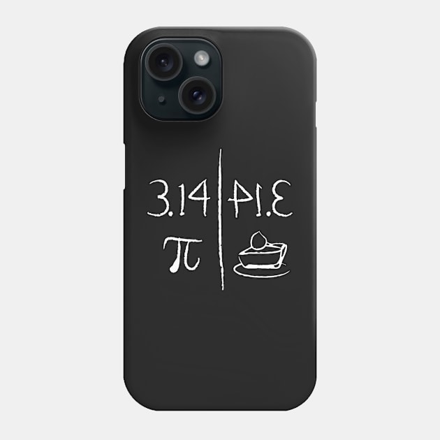 Maths pi equals to pie Phone Case by labstud